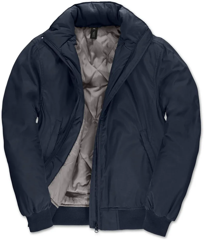 Γυναικείο Μπουφάν Bomber JW962 B&C Crew Bomber Women Navy/Warm Grey