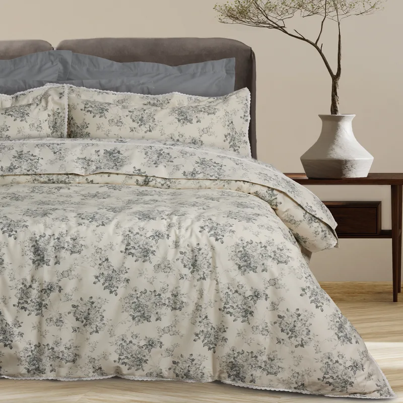 Das home σεντονια σετ king prestige 1712 grey, ivory 250χ270