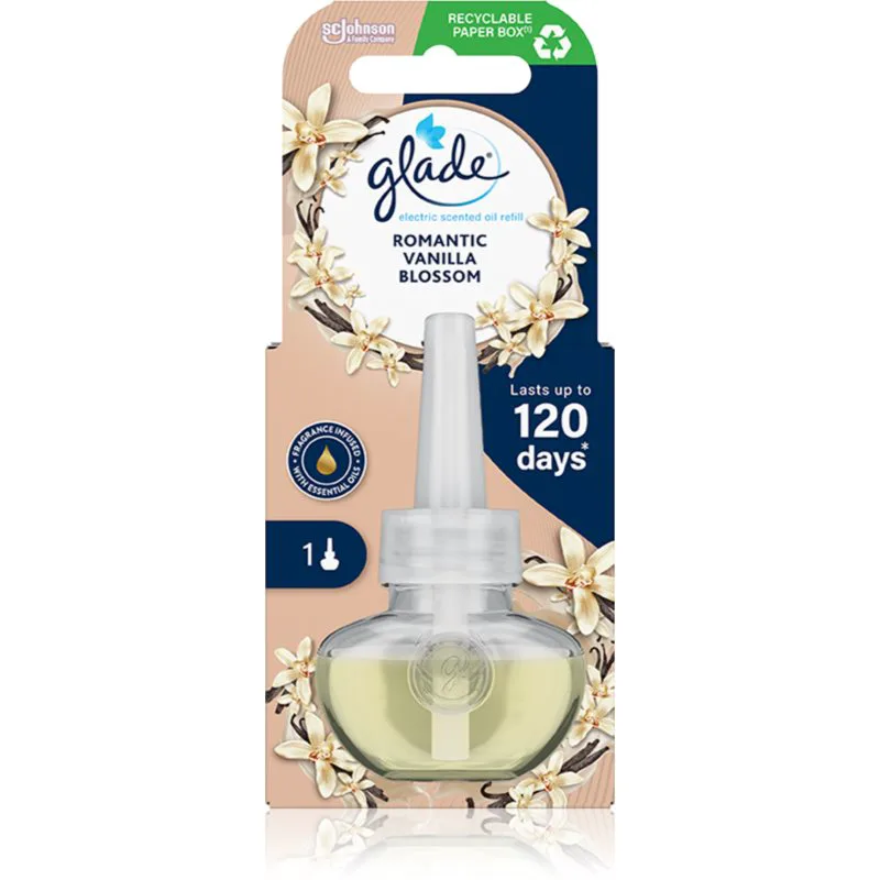 GLADE Romantic Vanilla Blossom ανταλλακτικό ηλεκτρικών διαχυτών 20 ml