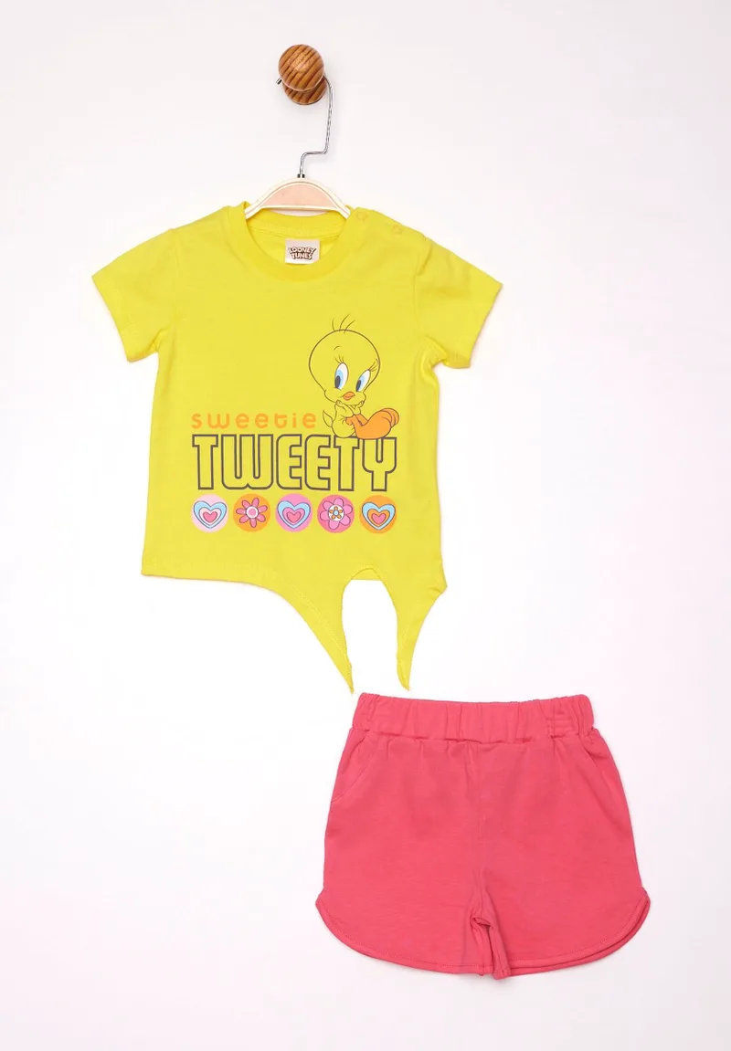 Σετ μπλούζα με σορτσάκι Sweet Tweety TW19718