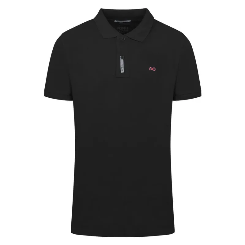 Brand New Polo Double Pique Μαύρο 100% Cotton (Regular Fit)