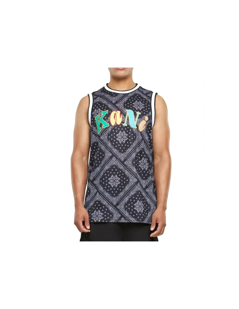 Karl Kani Woven Signature Ανδρική Αθλητική Μπλούζα Αμάνικη Πολύχρωμη 6031440