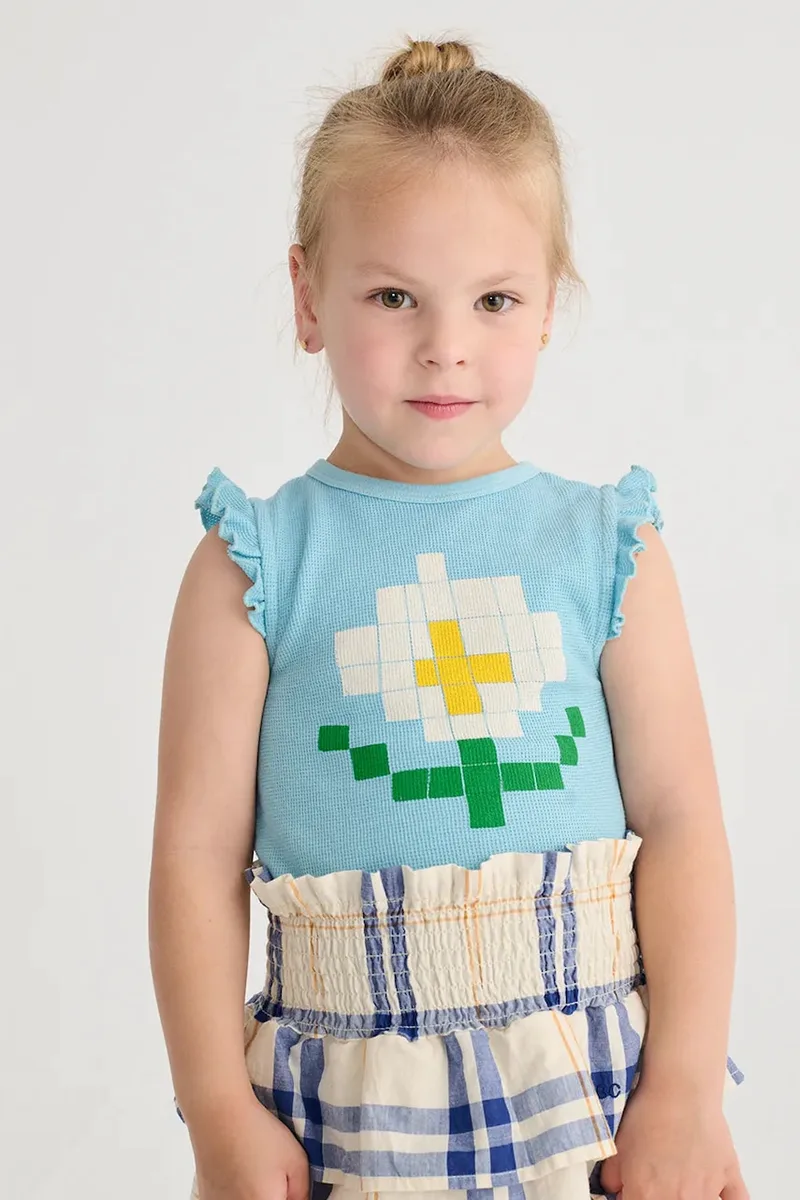 Παιδικό βαμβακερό τοπ Bobo Choses Pixel Daisy