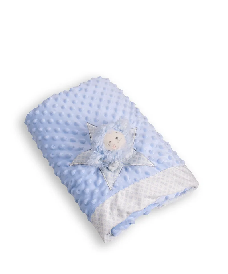 Βρεφική Κουβέρτα Silk Fashion Wl502W Σιέλ 75x100