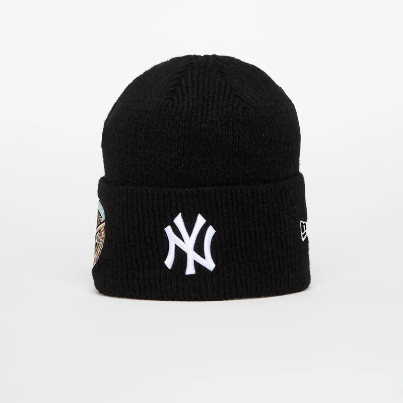 Καπέλο New Era Knit Medium MLB Ws Beanie New York Yankees Black/ White Universal