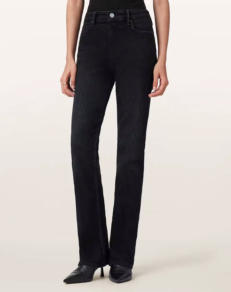 ALL SAINTS HALDAN SLIM BOOTCUT W068EB-WASHED BLACK DenimBlack