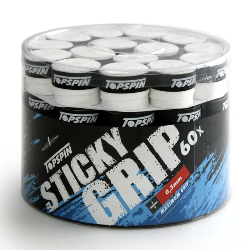 Topspin Sticky Tennis Overgrips - 0.50mm x 60