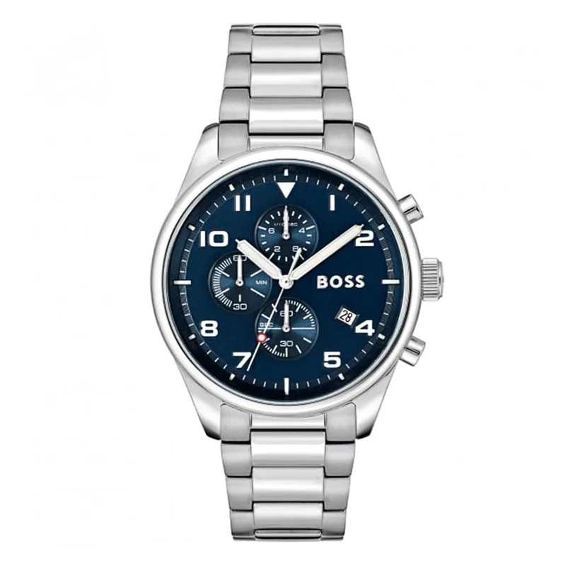 BOSS Chronograph Silver Stainless Steel Bracelet 1513989