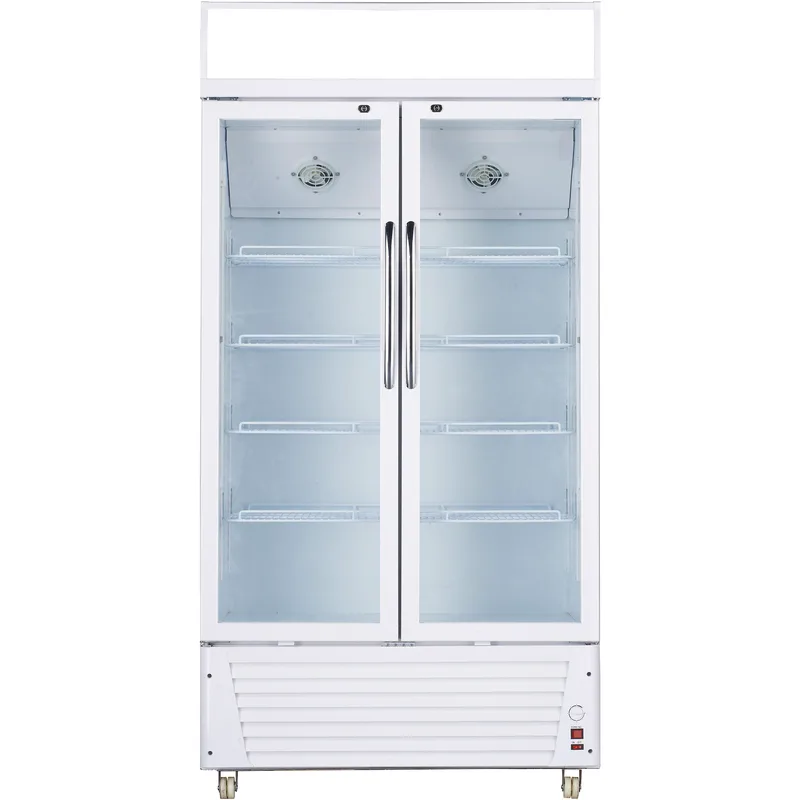 Crown SC650.2 Επαγγελματικό Ψυγείο Βιτρίνα Δίπορτο 565lt, E (Υ199,5xΠ100xΒ61εκ) Λευκό SC650.2
