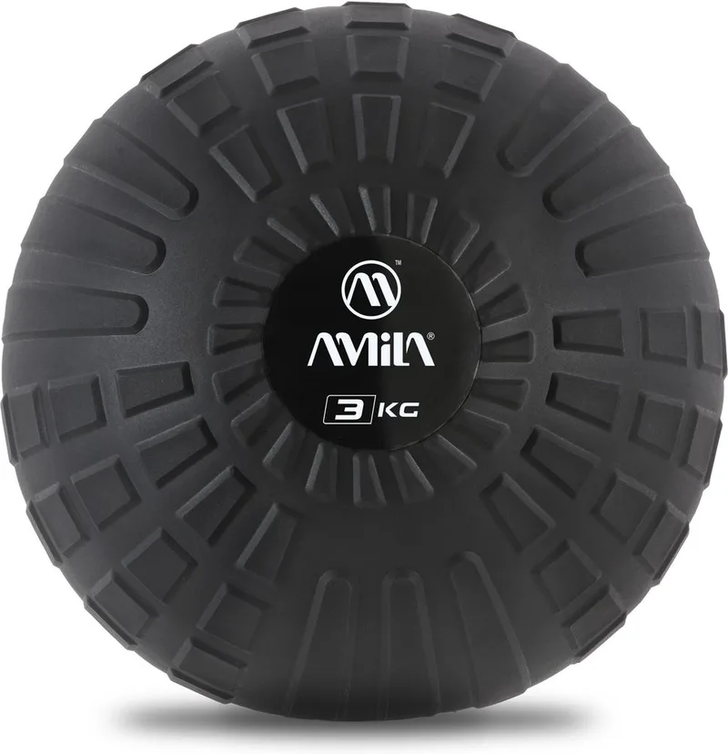 ΜΠΑΛΑ ΠΡΟΠΟΝΗΣΗΣ AMILA SLAM BALL PLEXUS ΜΑΥΡΗ (3 KG)