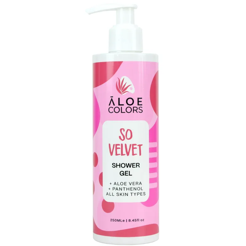 Aloe Colors So Velvet Vol.2 Shower Gel Ενυδατικό Αφρόλουτρο για Καθημερινή Χρήση με Τρυφερό Άρωμα με Αντλία 300ml