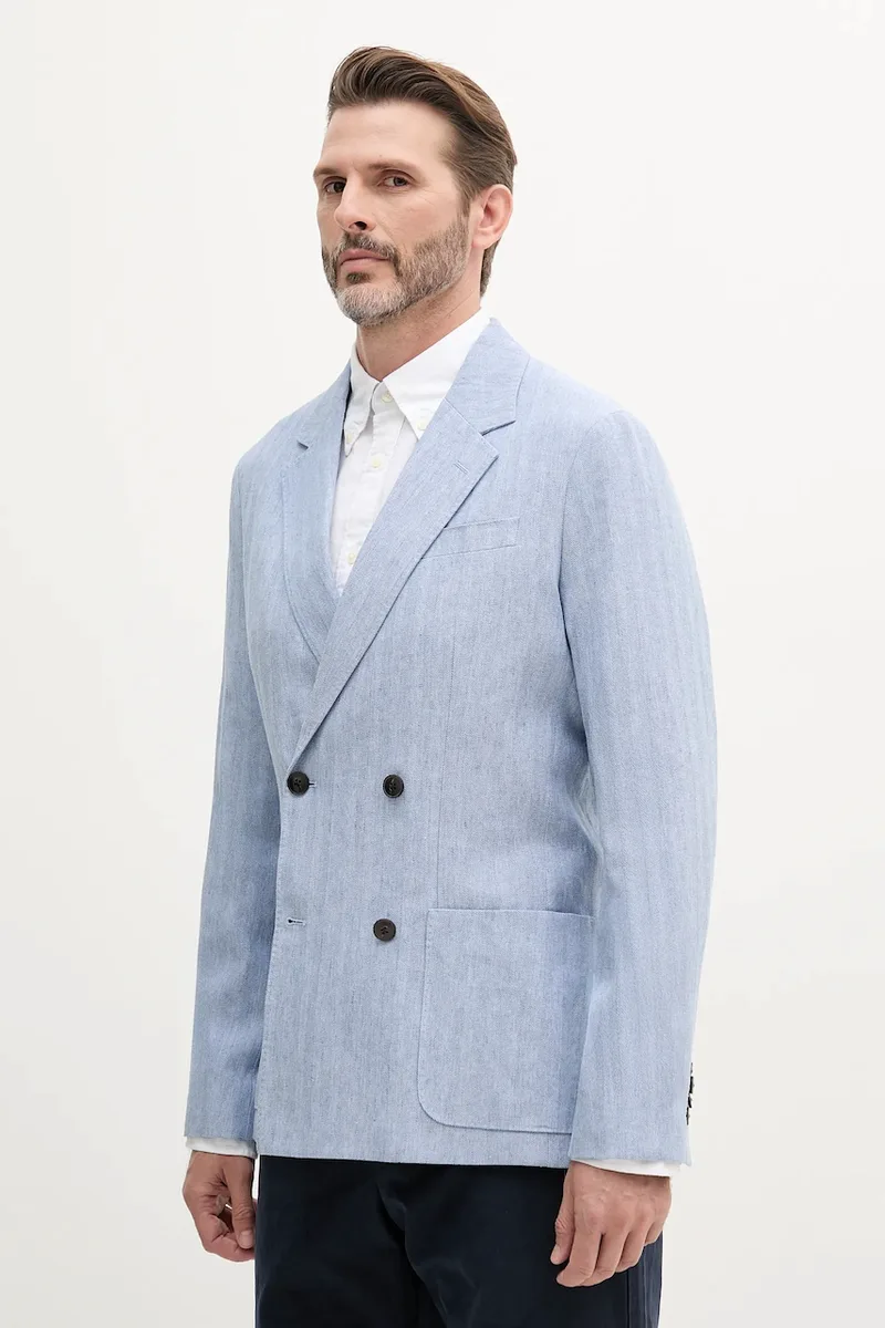 Blazer με μείγμα λινών Tommy Hilfiger