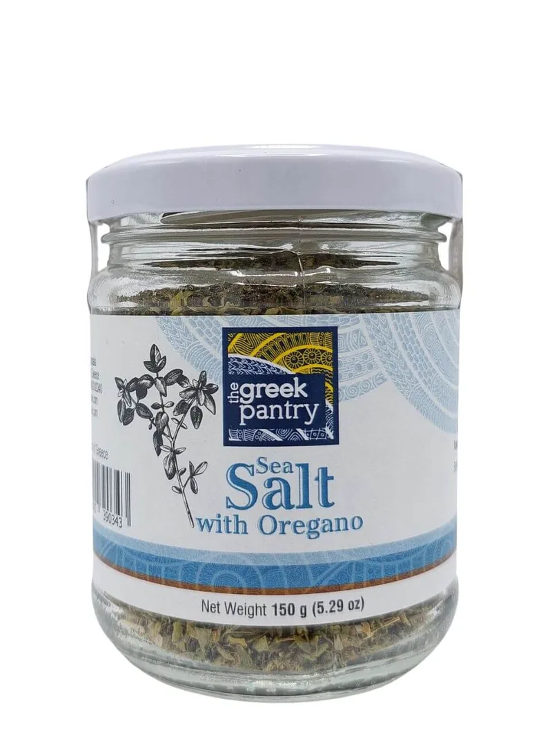 Θαλασσινό αλάτι με ρίγανη "The greek pantry" 150g>