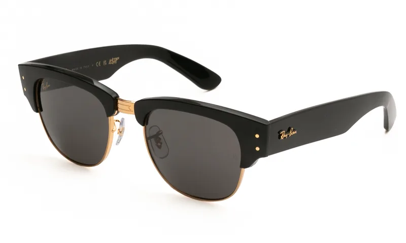 RAY BAN ΓΥΑΛΙΑ ΗΛΙΟΥ RAY BAN MEGA CLUBMASTER 0316S 6826J5 5321 0316S Μαύρο