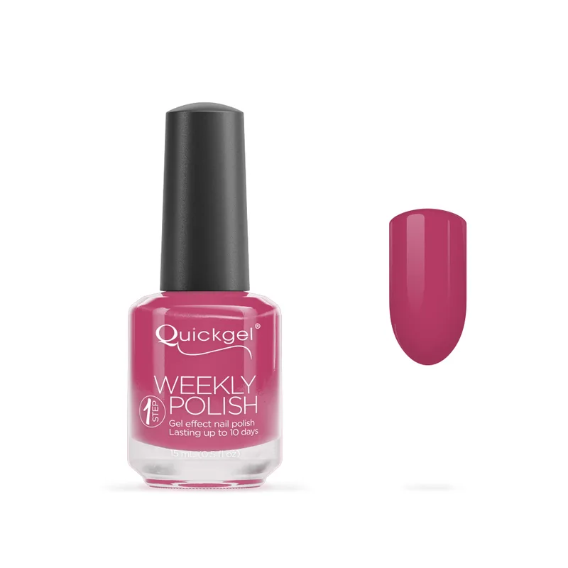 Quickgel No 5 - Ροζ Lady Βερνίκι 15 ml - Weekly polish
