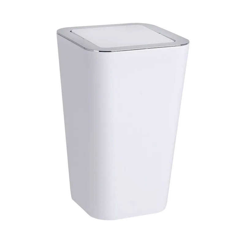 Κάδος Απορριμμάτων Μπάνιου (Φ18.5x36.5) Wenko 6lt Candy White 22464100