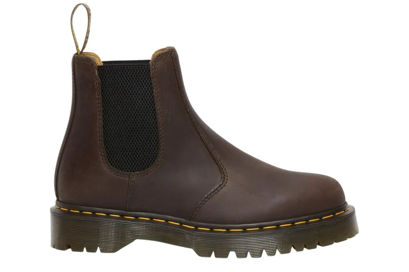 Μποτάκια Dr. Martens 2976 Bex Crazy Horse Chelsea 27896201-Dark Brown