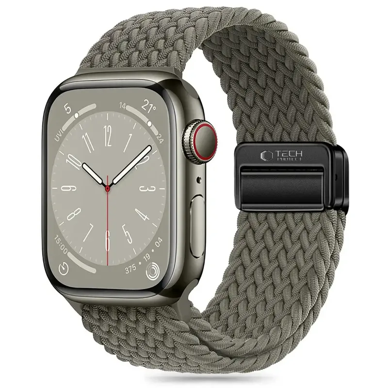 Λουράκι Tech-Protect NylonMag Olive Apple Watch 44/45/46/49mm
