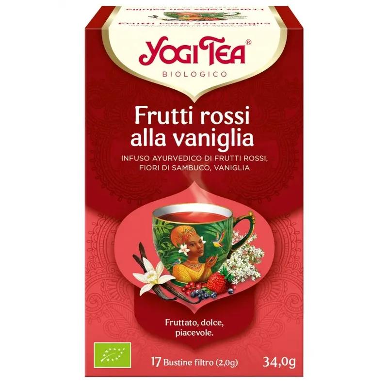 Yogi Tea Red Fruits with Vanilla 17 Sachets