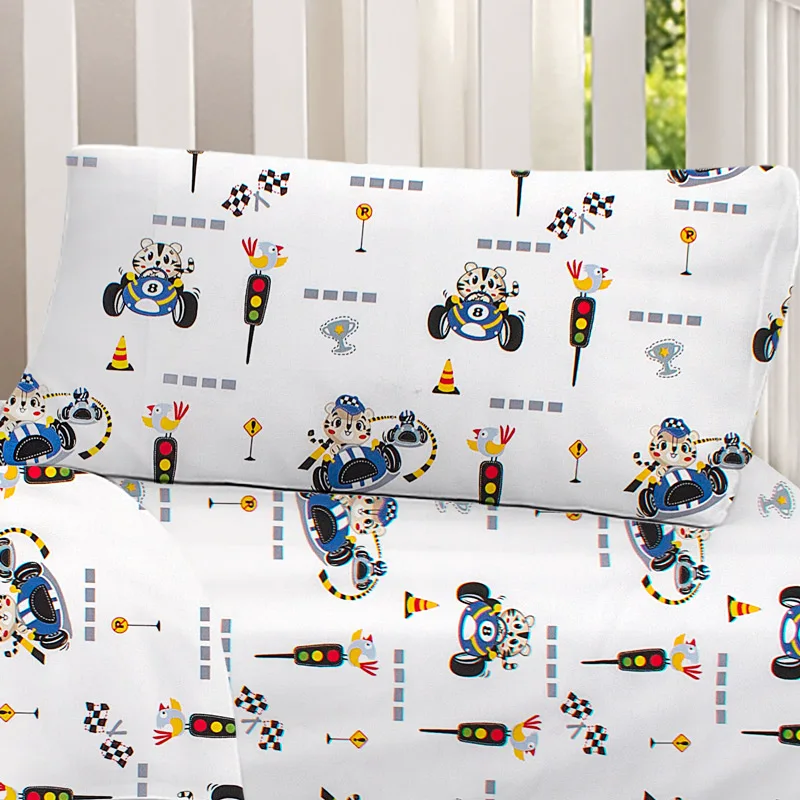 Μαξιλαροθήκη 50x70 Dimcol Animal Grand Prix 589 Blue