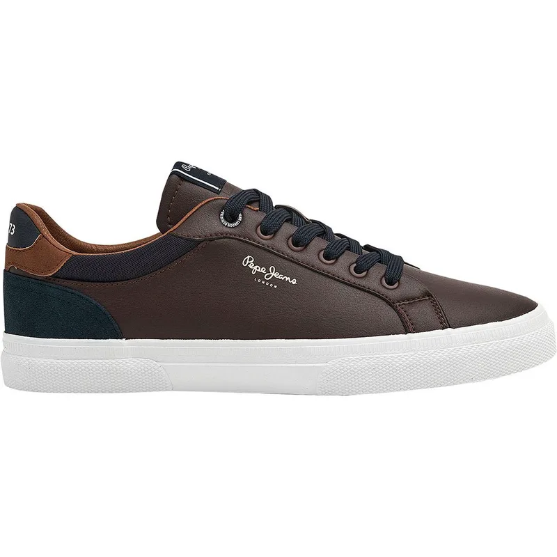 Pepe Jeans Ανδρικά Sneakers Kenton Court PMS30839-878 Καφέ