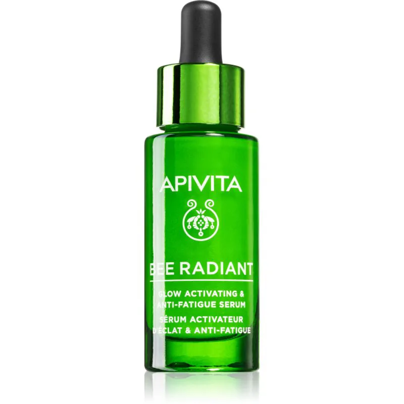 Apivita Bee Radiant Serum λαμπρυντικός ενυδατικός ορός ενάντια στη γήρανση της επιδερμίδας 30 ml
