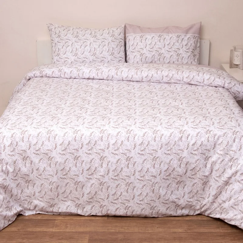 Πάπλωμα Υπέρδιπλο (Σετ 220x240) 2 Όψεων Anna Riska Premium 5012 Μπεζ
