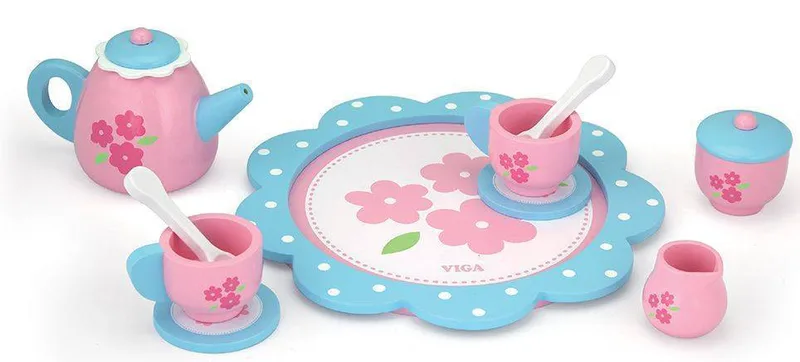 ΞΥΛΙΝΟ ΣΕΤ ΤΣΑΓΙΟΥ VIGA WOODEN TEA SET