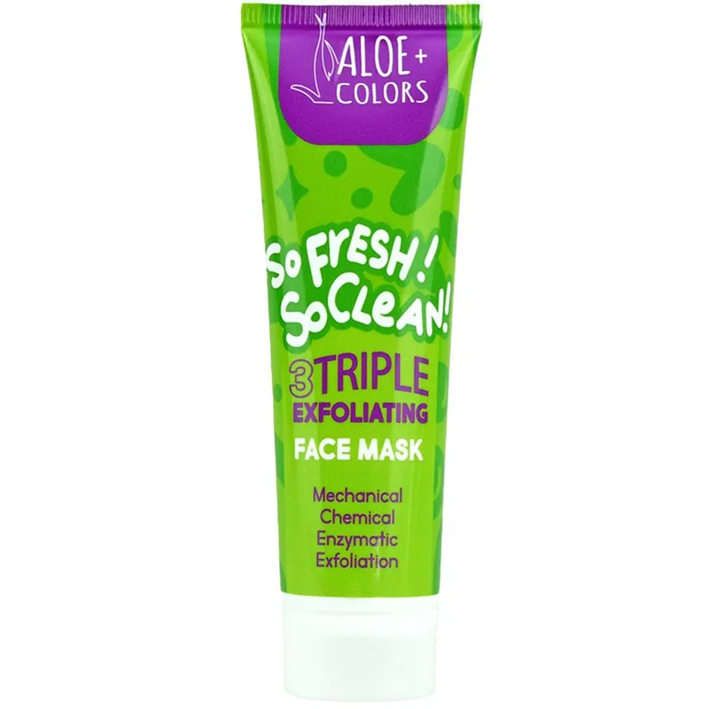 Aloe+ Colors So Fresh So Clean Triple Exfoliating Face Mask Απολεπιστική Μασκα Προσώπου Τριπλής Δράσης με Άργιλο 60ml