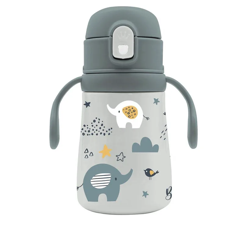 Θερμός Νερού με Λαβές 350ml -Happy Elephants