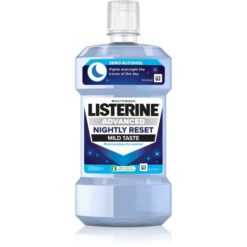 Listerine Advanced Nightly Reset οργανομεταλλικό στοματικό διάλυμα 500 ml