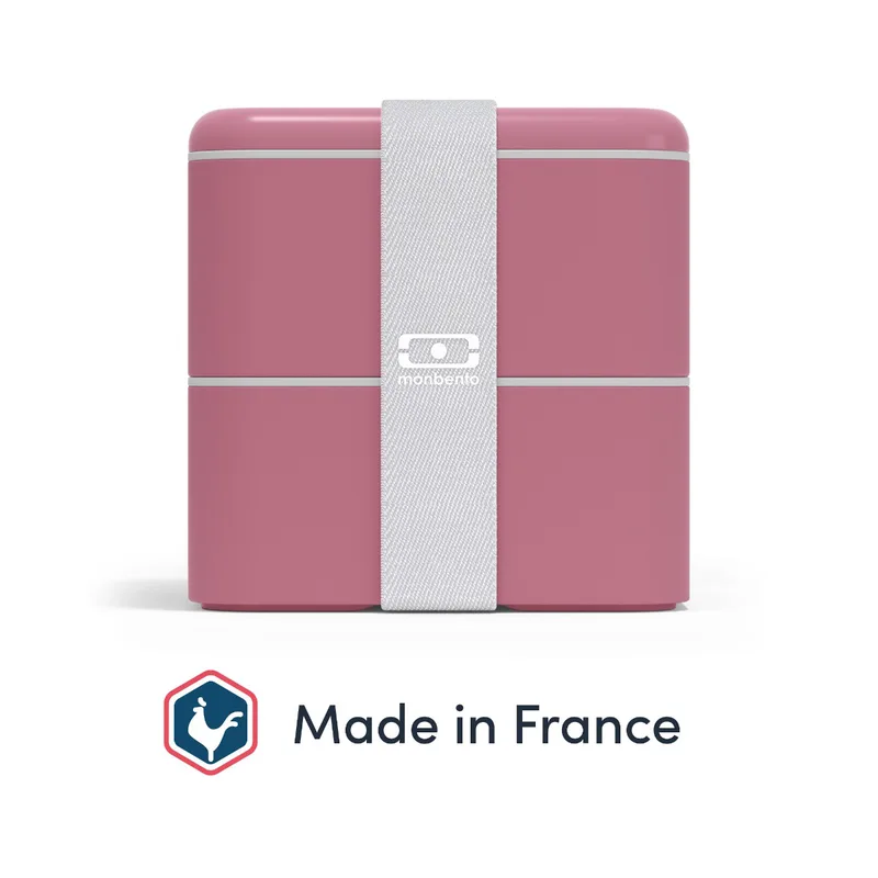 1.7L Δοχείο Φαγητού Monbento MB Square (PP) Made in France - Blush