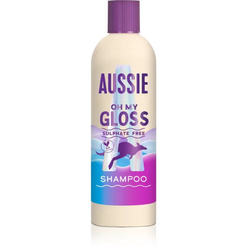 Aussie Oh My Gloss Shampoo σαμπουάν Για λάμψη και απαλότητα μαλλιών 300 ml
