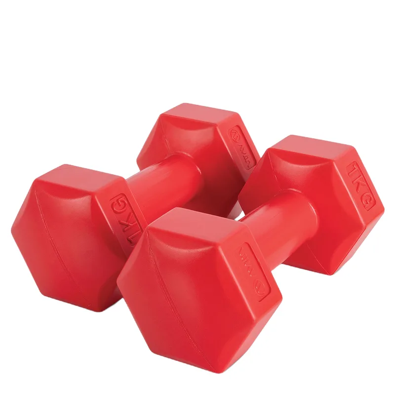 Αλτήρας Εξάγωνος Plastic Series 1kg (Ζευγάρι)