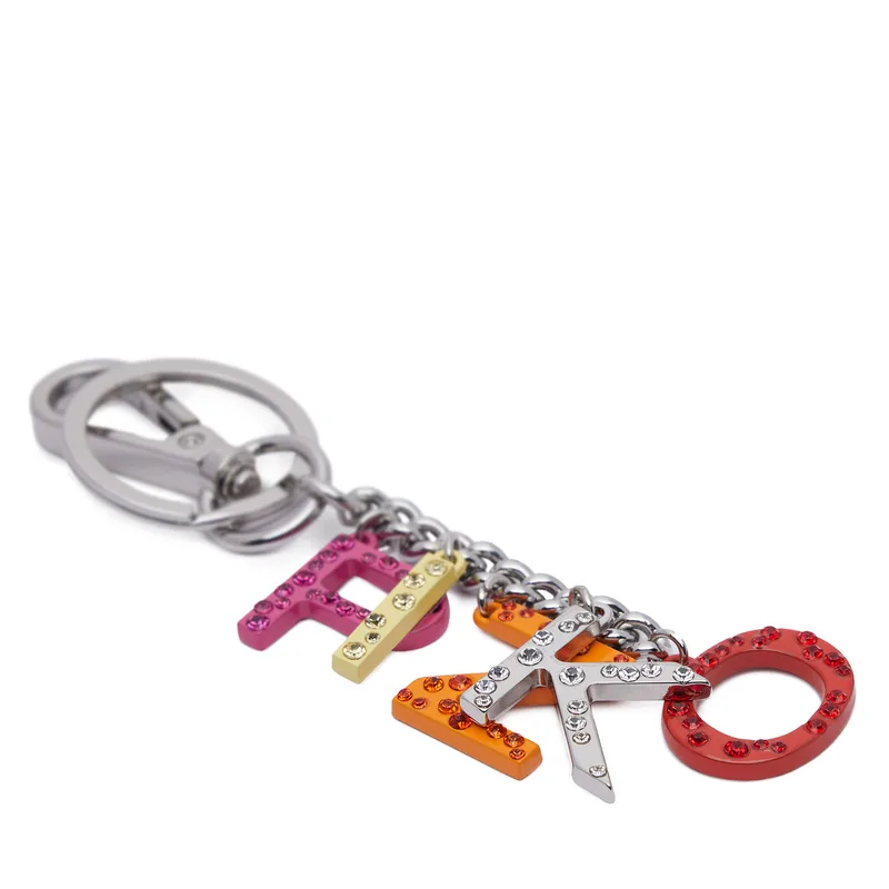 Μπρελόκ PINKO Letters Keychain WH1U Ασημί