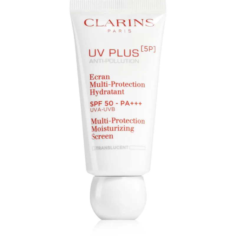 Clarins UV PLUS [5P] Anti-Pollution Translucent κρέμα πολλαπλών χρήσεων ενυδατική SPF 50 30 ml