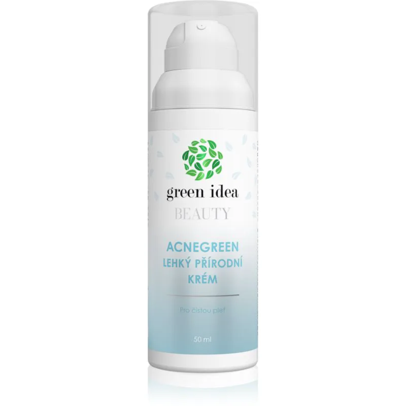 Green Idea Beauty Acnegreen ελαφριά κρέμα για καθαρή και υγιή επιδερμίδα 50 ml