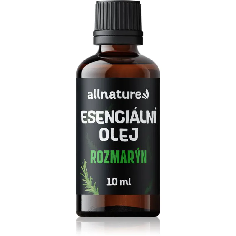 Allnature Essential Oil Rosemary αρωματικό αιθέριο έλαιο για την ενίσχυση της μνήμης και της συγκέντρωσης 10 ml