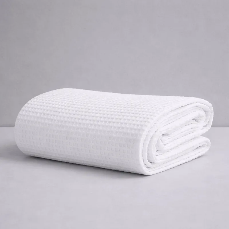 Κουβέρτα Πικέ Υπέρδιπλη Waffle Ξενοδοχείου 230X245 White