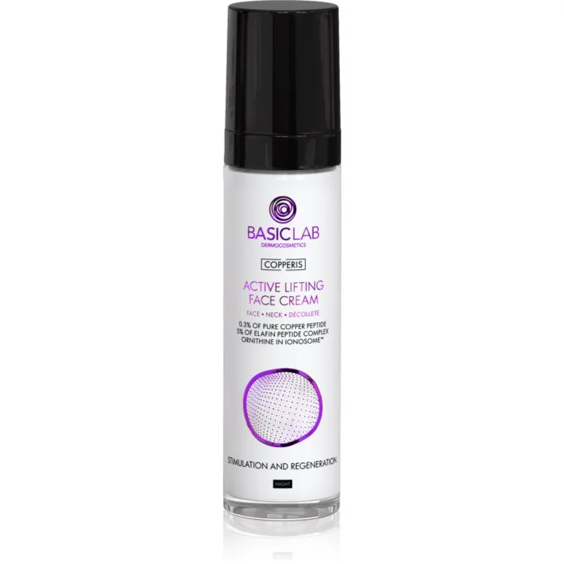 BasicLab Dermocosmetics Copperis ενεργή ανυψωτική κρέμα νύχτας 50 ml