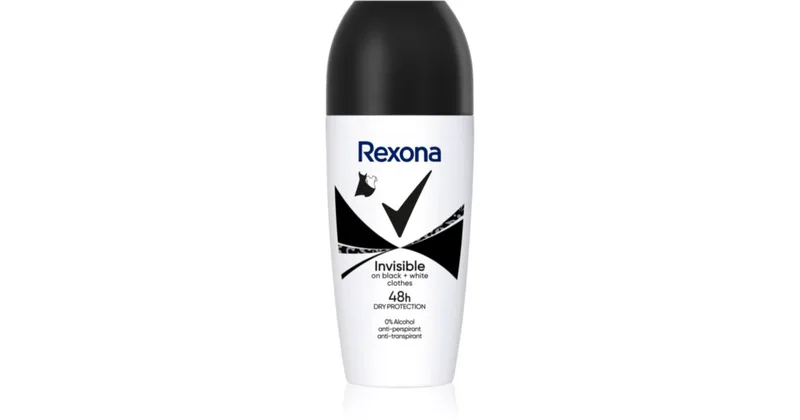 Rexona Invisible on Black + White antiperspirant roll-on 48 hours 50 ml