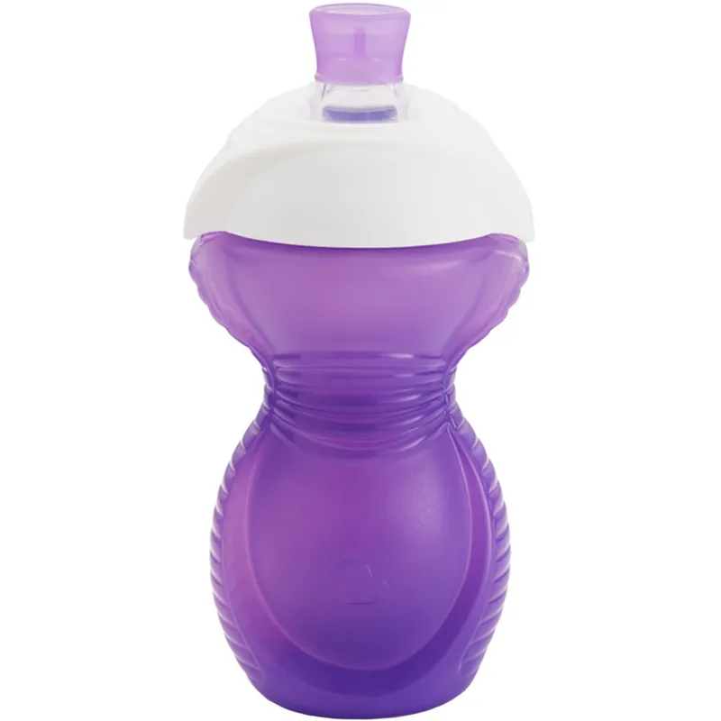 Munchkin Click Lock Bite Proof Sippy Cup Παιδικό Κύπελλο με "Click-lock" Σχεδιασμό & Καπάκι Σιλικόνης 296ml - Μωβ
