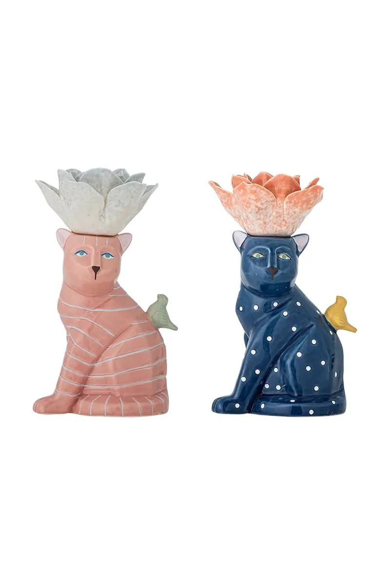 Διακοσμητικό κηροπήγιο Bloomingville Eri 9,5 x 17 x 9 cm 2-pack