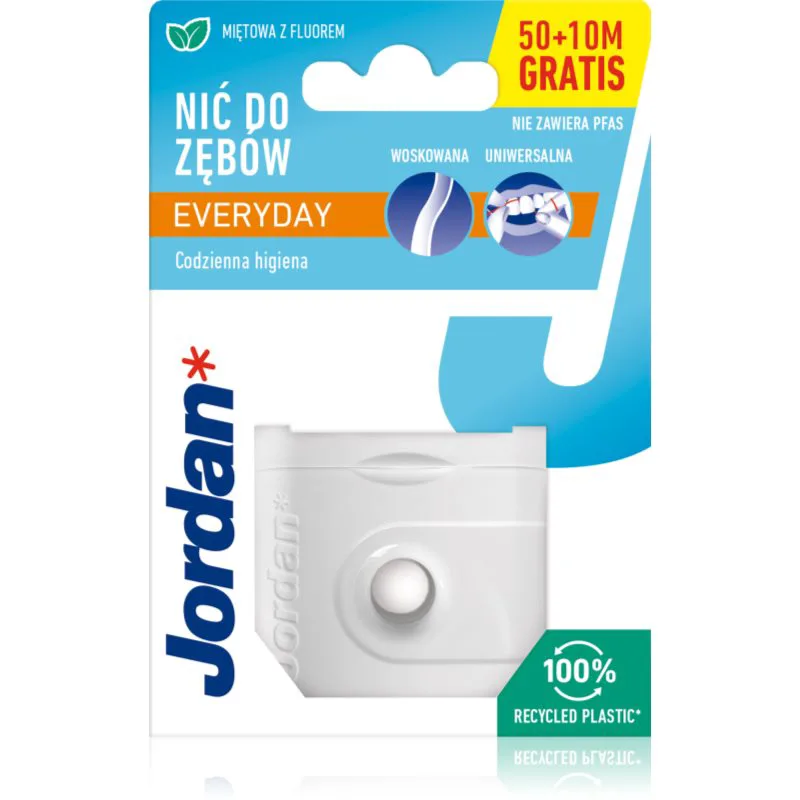 Jordan Dental Floss Everyday οδοντικό νήμα 60 μ