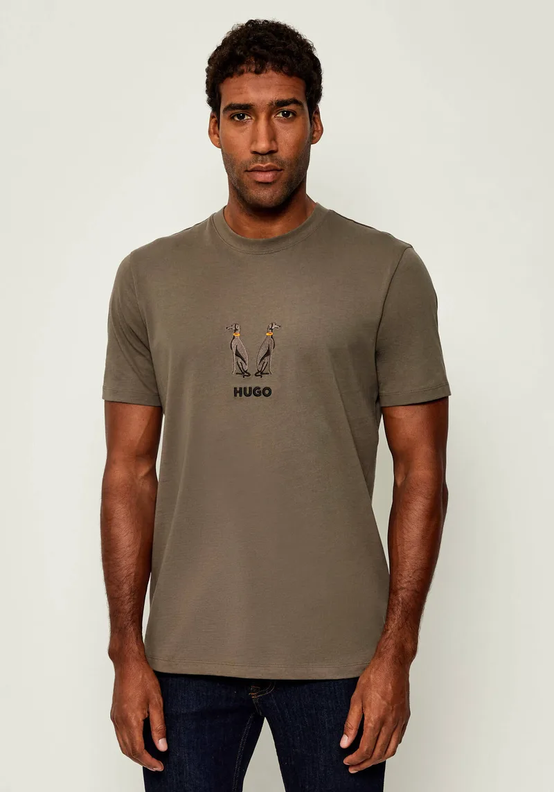 HUGO Κοντομάνικη T-shirt της σειράς Dugolini - 50549154 032 Grey