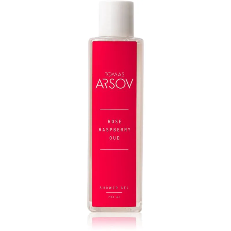 Tomas Arsov Rose Raspberry Oud αρωματισμένο τζελ ντους με σμέουρα 200 ml
