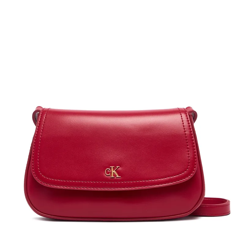 Τσάντα Calvin Klein Ck Flap Camera Bag LV04F3421G Μπορντό