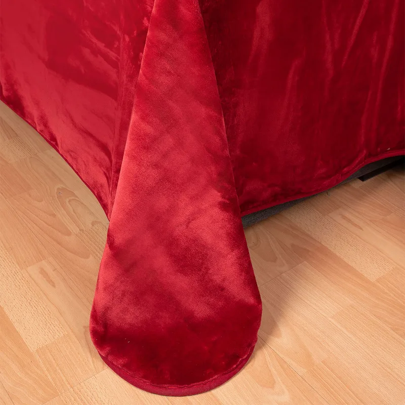 Κουβέρτα Βελουτέ Μονή (160x220) Silk Fashion Velour