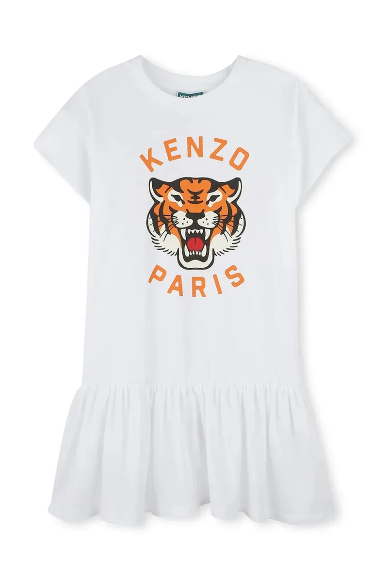 Παιδικό βαμβακερό φόρεμα Kenzo Kids