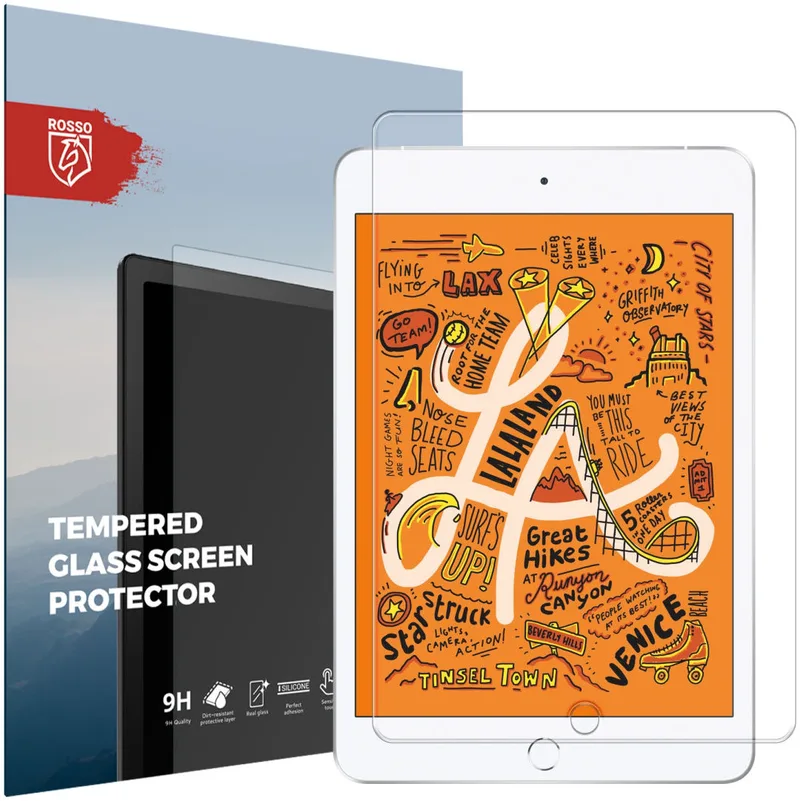 Κόκκινο Tempered Glass - Αντιχαρακτικό Προστατευτικό Γυαλί Οθόνης Apple iPad mini 5 2019 / mini 4 2015 - Clear (8719246378089)